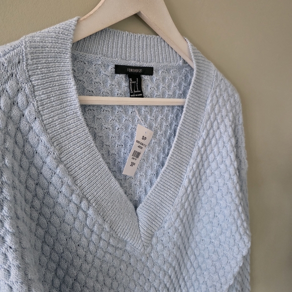 NWT Forever 21 S Y2K Romantic Coquette Girl Dainty Pastel Bobble Knit Sweater - Picture 6 of 13